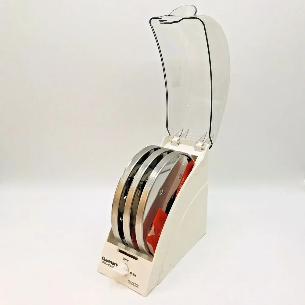 Cuisinart Prep II Food Processor Disk Holder with 3 Blades DLC 842TX 844TX 837TX